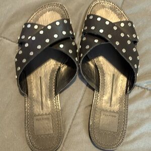 Dolce Vita studded black sandals size 8